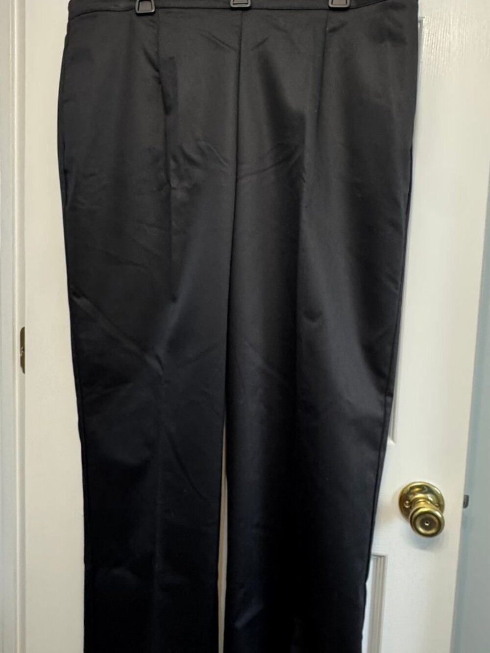 Alfred Dunner Southern Charm 20W Short Length Plus Size Black Pull-On Pants NWT
